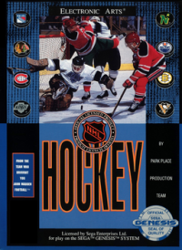 EA Hockey JP Sega Mega Drive JP box art